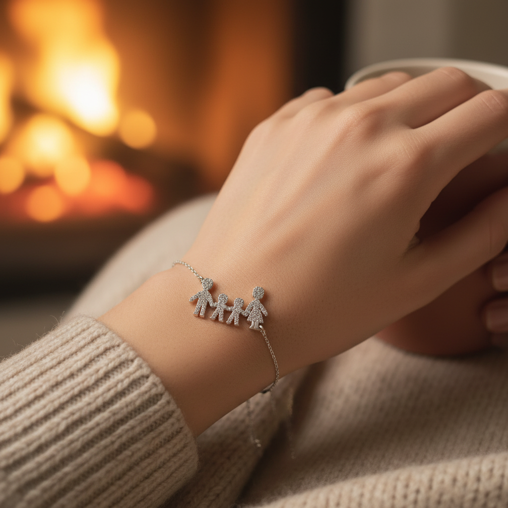 Pulsera de Plata edición familia