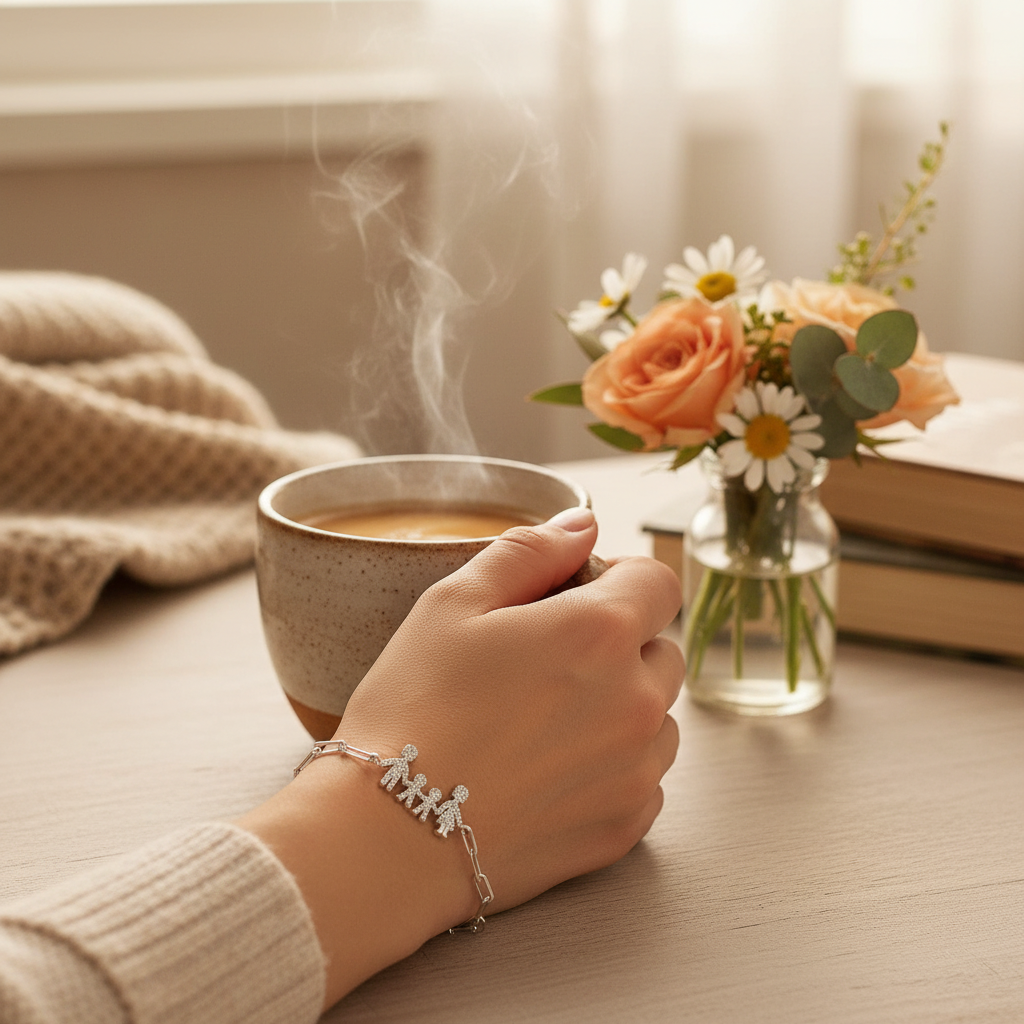 Pulsera de Plata edición familia
